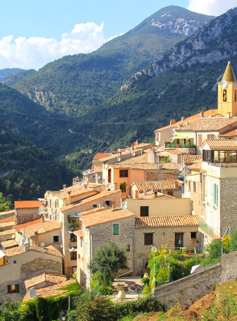 village autour de nice sainte agnes