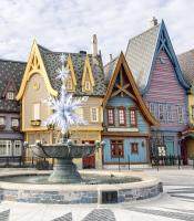 Place du village d'Arendelle disneyland paris